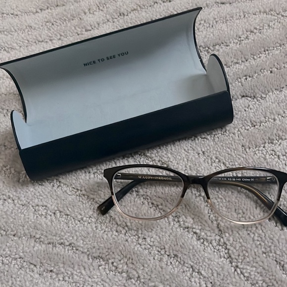 Warby Parker Daisy M 615 Tortoise & Clear Eyeglasses Frames - Picture 3 of 3